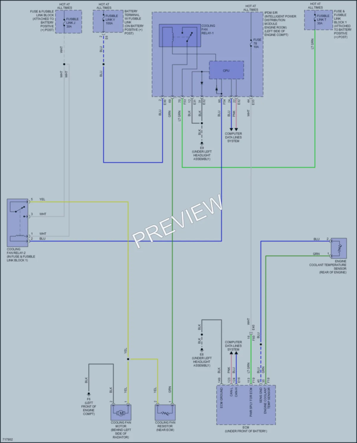2020 Nissan RogueSport Cooling Fan wiring diagram preview