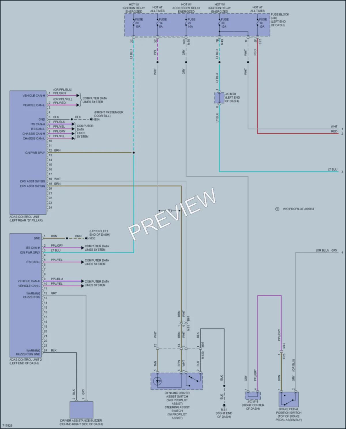 2020 Nissan RogueSport Cruise Control wiring diagram preview