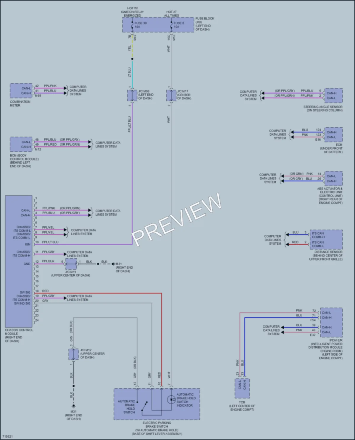 2020 Nissan RogueSport Electronic Suspension wiring diagram preview