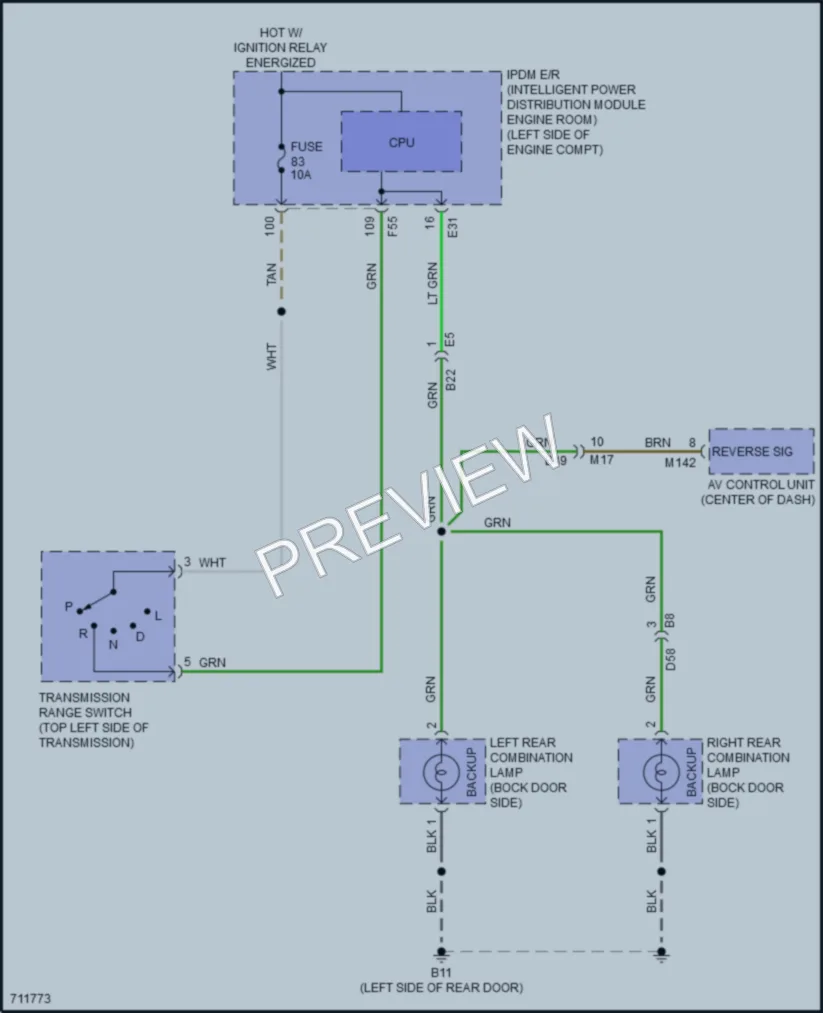 2020 Nissan RogueSport Exterior Lights wiring diagram preview