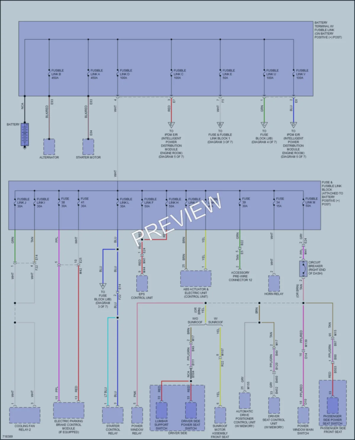 2020 Nissan RogueSport Power Distribution wiring diagram preview