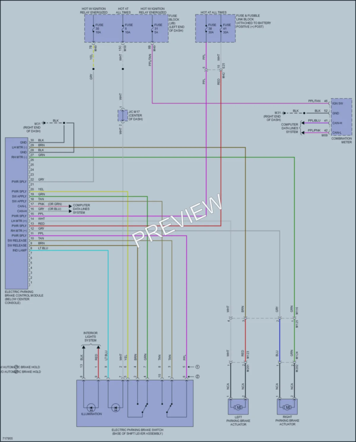 2020 Nissan RogueSport Shift Interlock wiring diagram preview