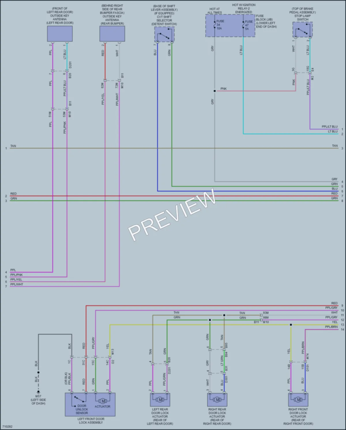 2020 Nissan Sentra Anti Theft wiring diagram preview