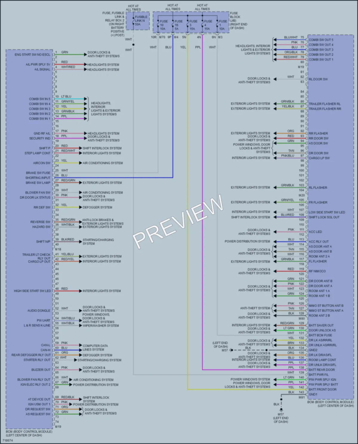 2020 Nissan TitanXD Body Control Modules wiring diagram preview