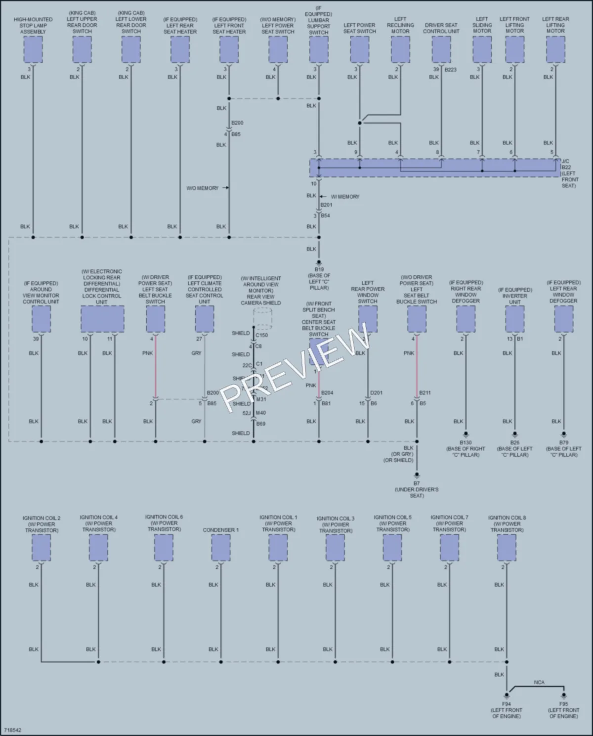 2020 Nissan TitanXD Ground Distribution wiring diagram preview