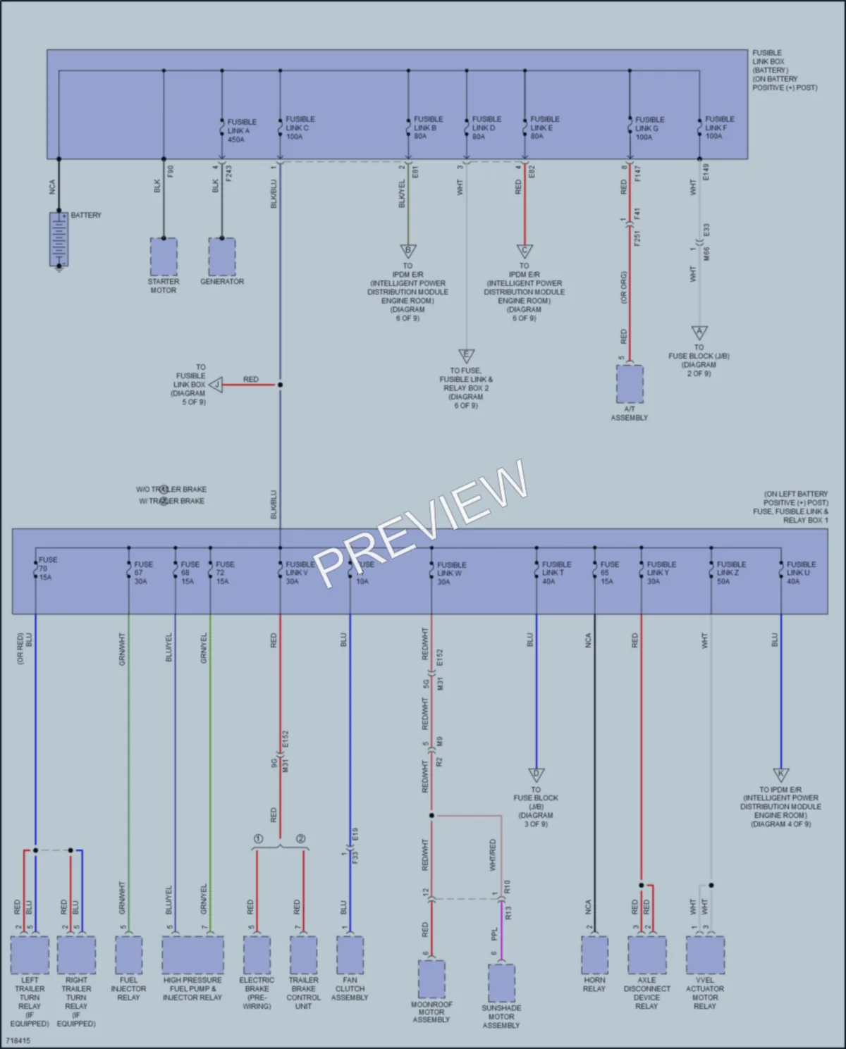 2020 Nissan TitanXD Power Distribution wiring diagram preview