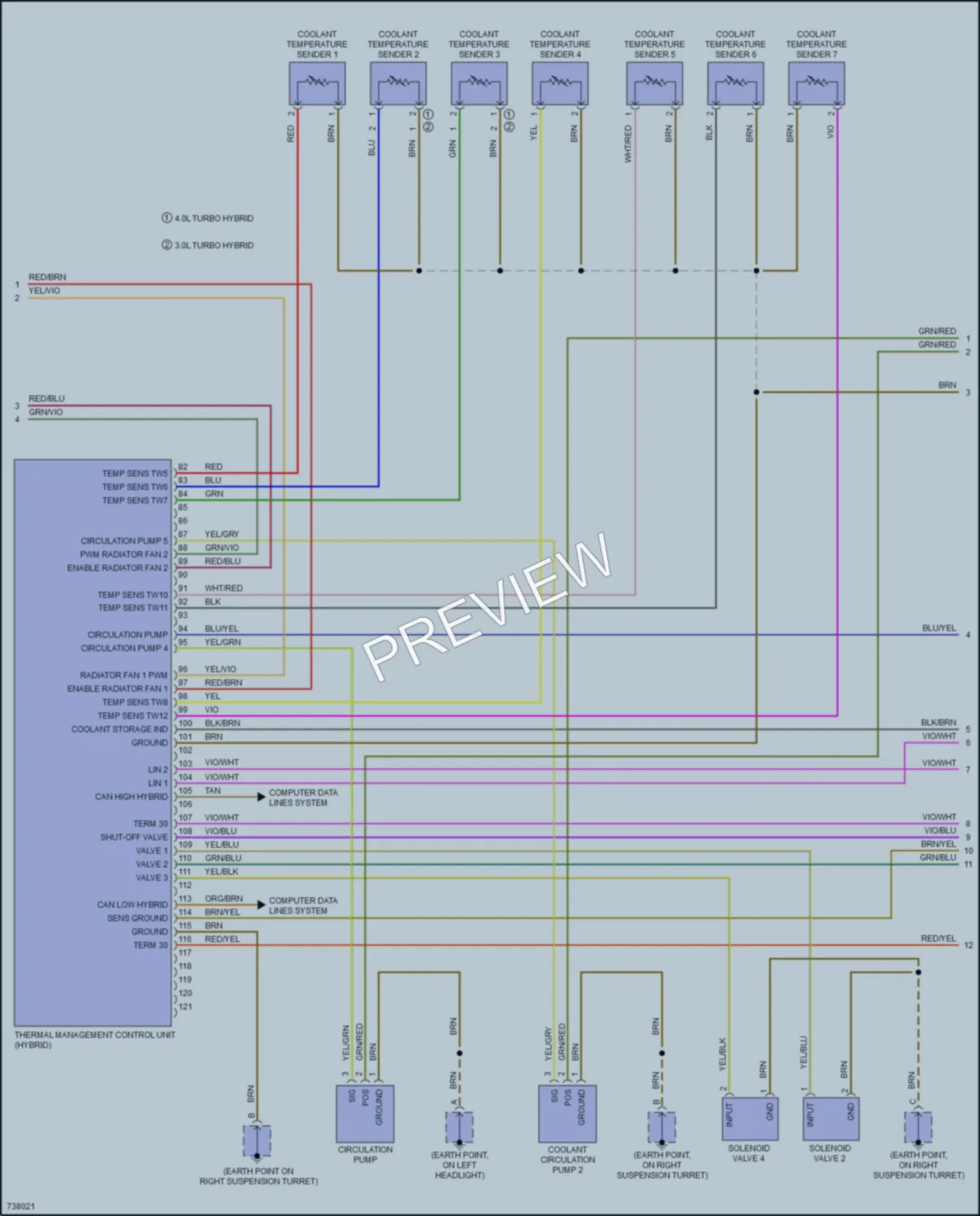 2020 Porsche Cayenne Air Conditioning wiring diagram preview