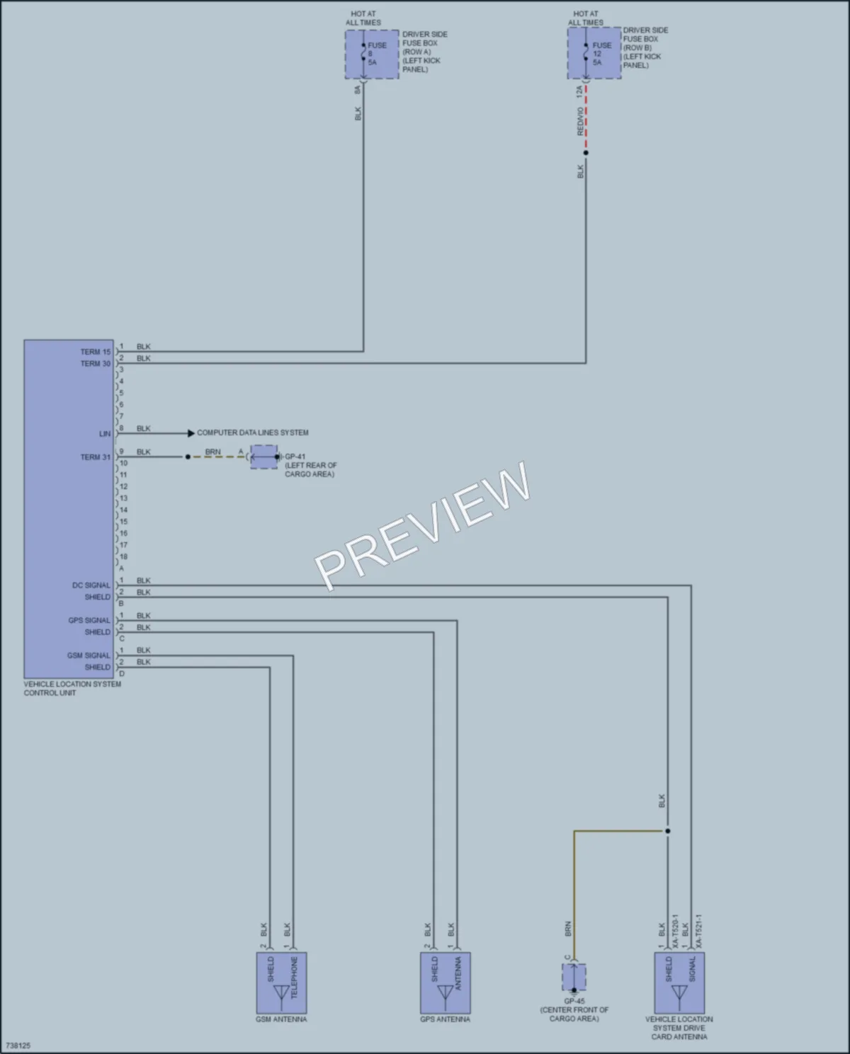 2020 Porsche Macan Navigation wiring diagram preview