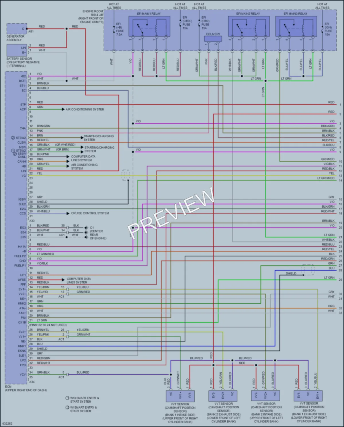 2020 Subaru BRZ Engine Performance wiring diagram preview