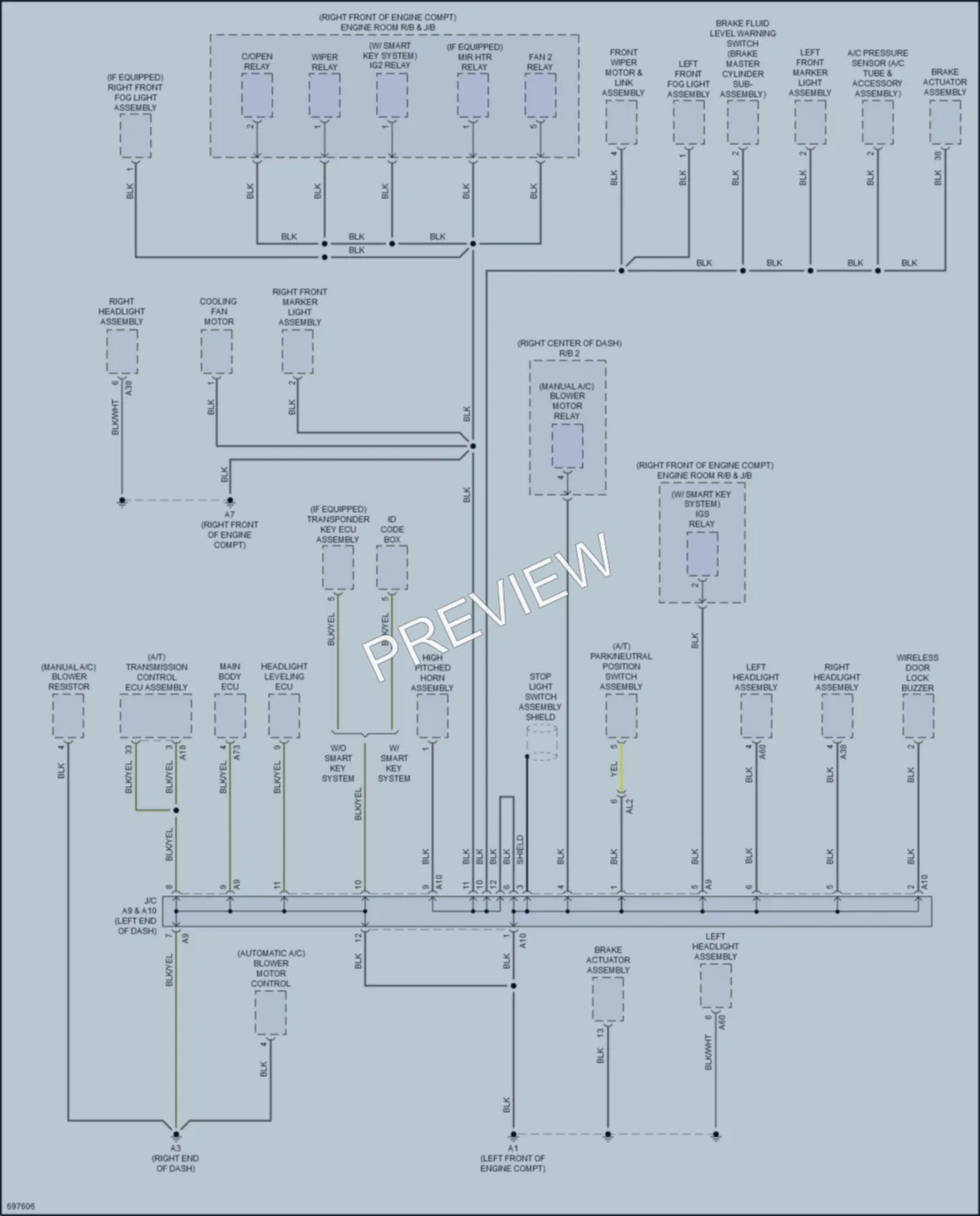 2020 Toyota 86 Ground Distribution wiring diagram preview