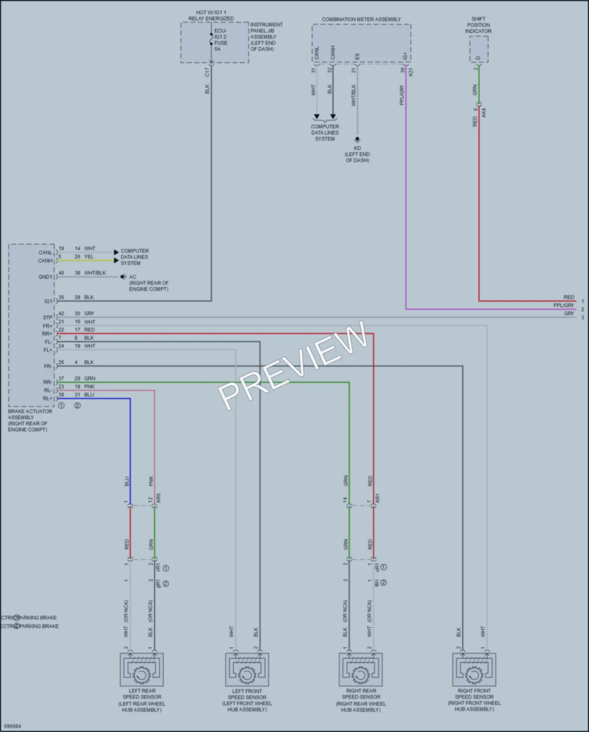 2020 Toyota CamryHybrid Cruise Control wiring diagram preview