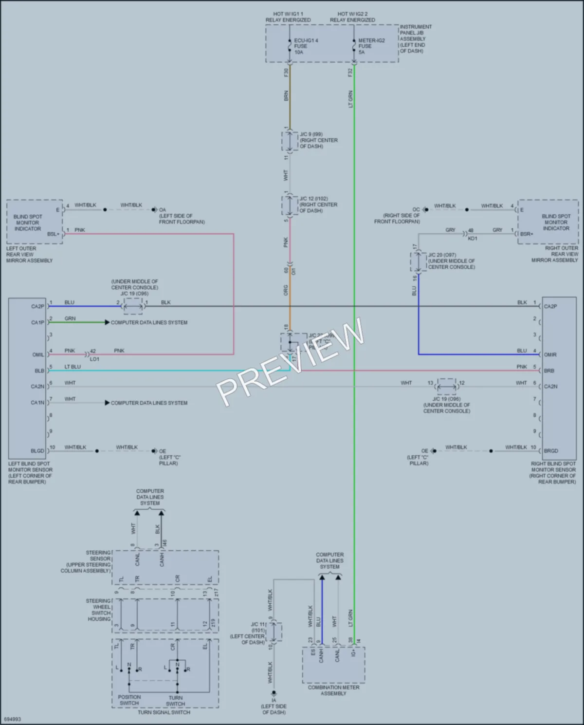 2020 Toyota Corolla Navigation wiring diagram preview