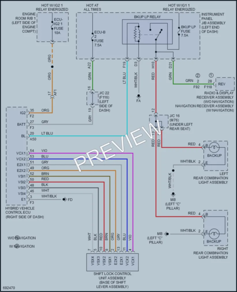 2020 Toyota Fwd Exterior Lights wiring diagram preview