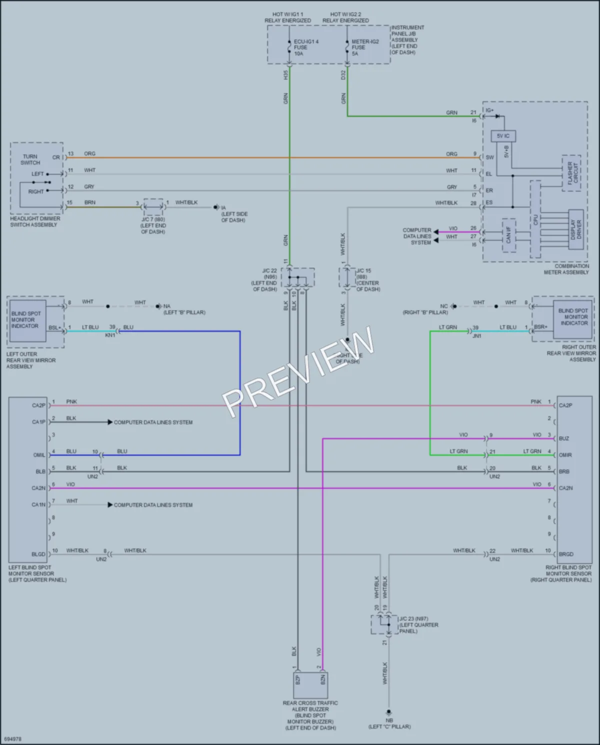 2020 Toyota PriusPrime Navigation wiring diagram preview