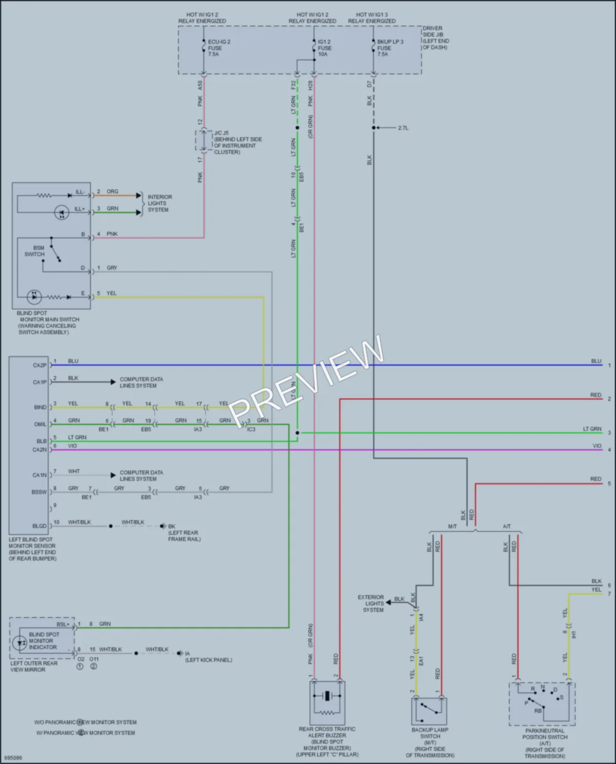 2020 Toyota Tacoma Navigation wiring diagram preview