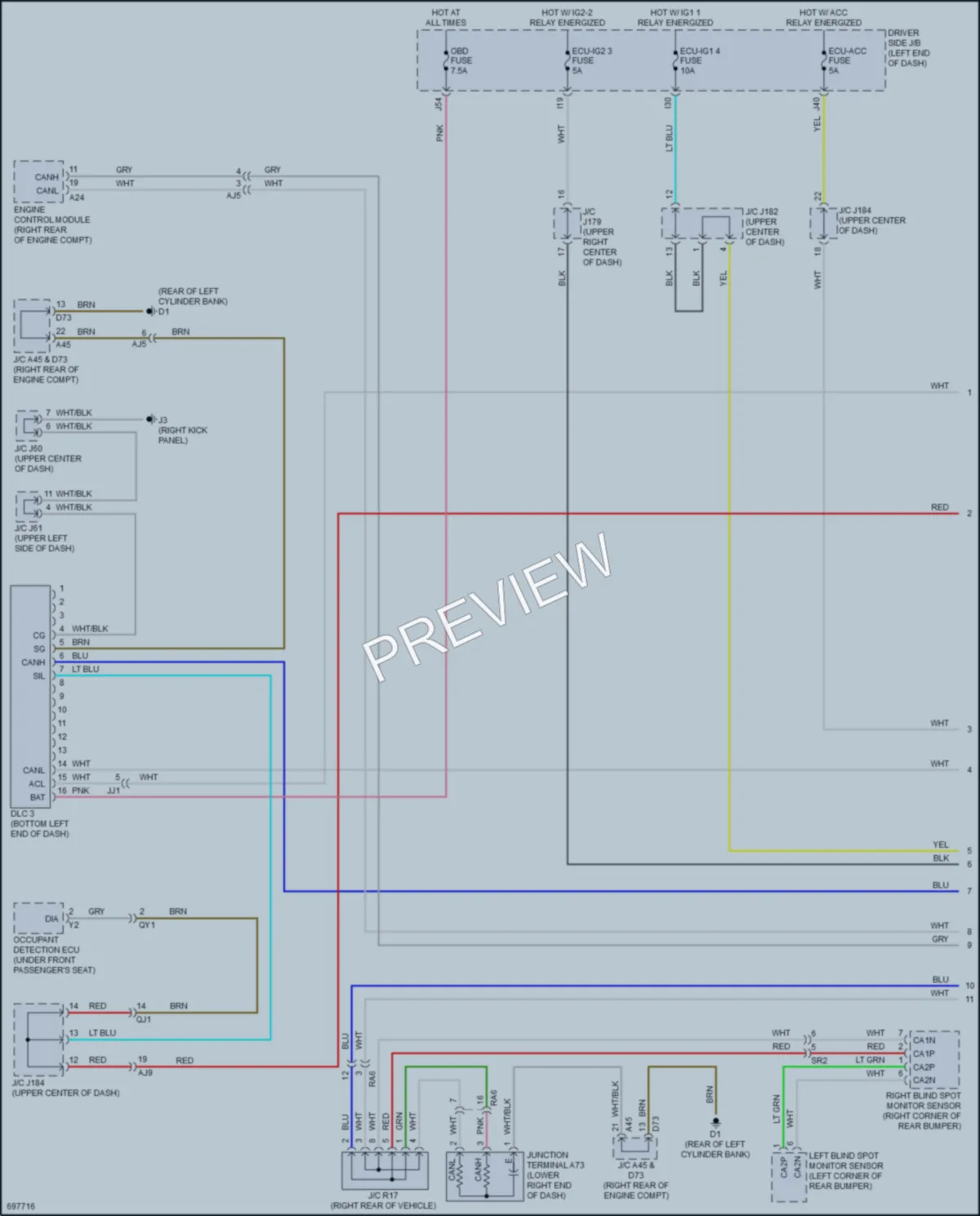 2020 Toyota Tundra Computer Data Lines wiring diagram preview