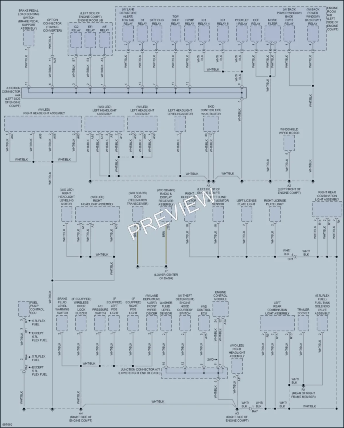 2020 Toyota Tundra Ground Distribution wiring diagram preview