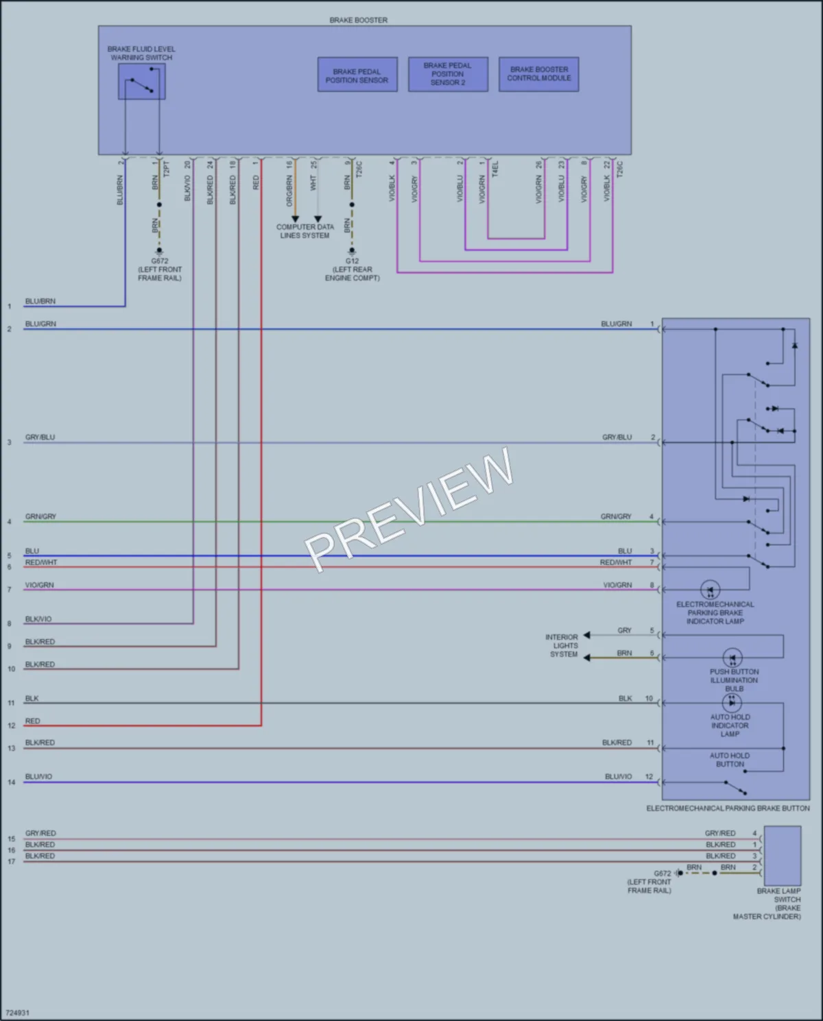 2020 Volkswagen Arteon Anti Lock Brakes wiring diagram preview