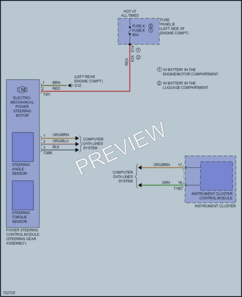 2020 Volkswagen Arteon Electronic Power Steering wiring diagram preview