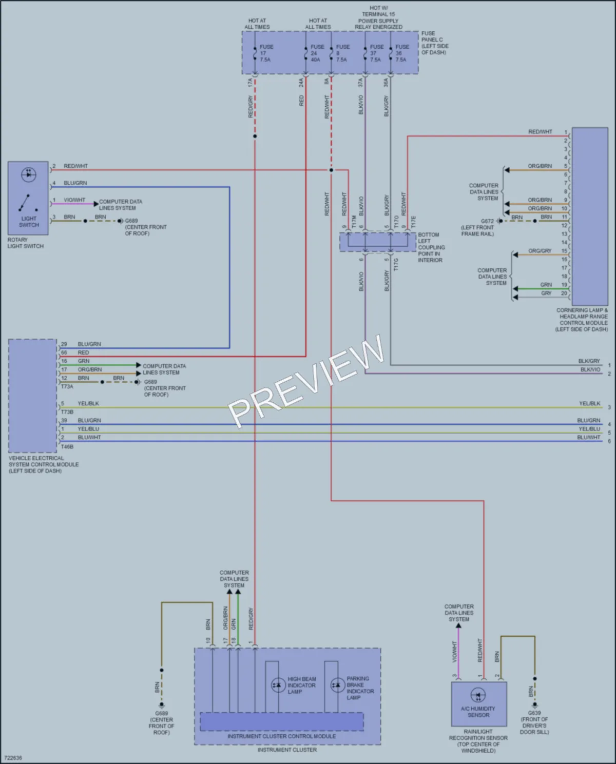2020 Volkswagen Arteon Headlights wiring diagram preview