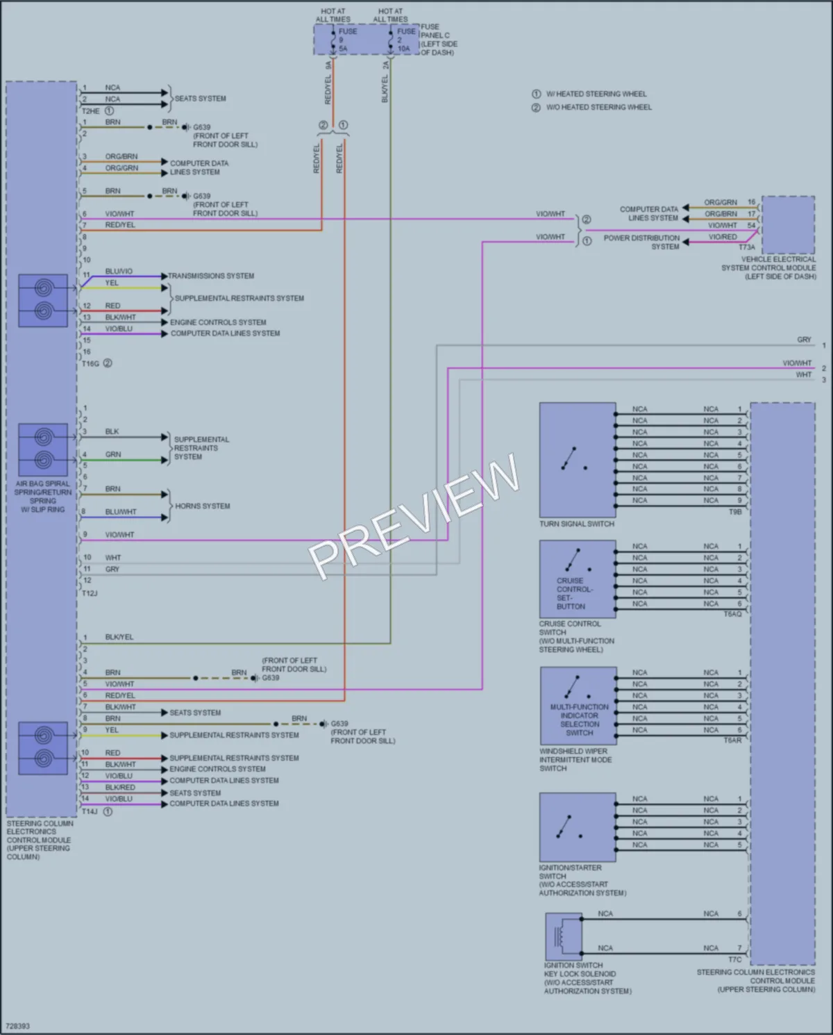 2020 Volkswagen Atlas Body Control Modules wiring diagram preview