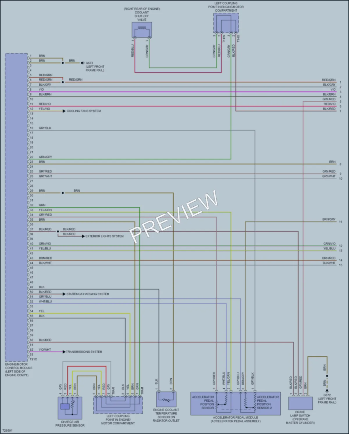 2020 Volkswagen Atlas Engine Performance wiring diagram preview
