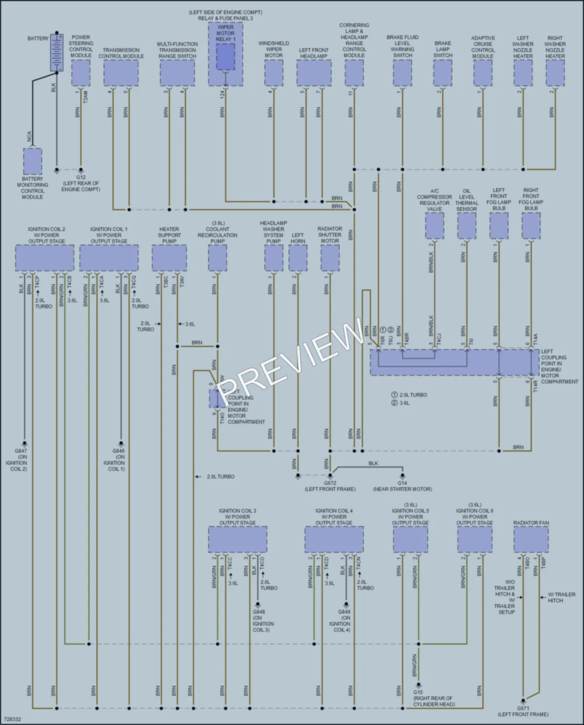 2020 Volkswagen Atlas Ground Distribution wiring diagram preview