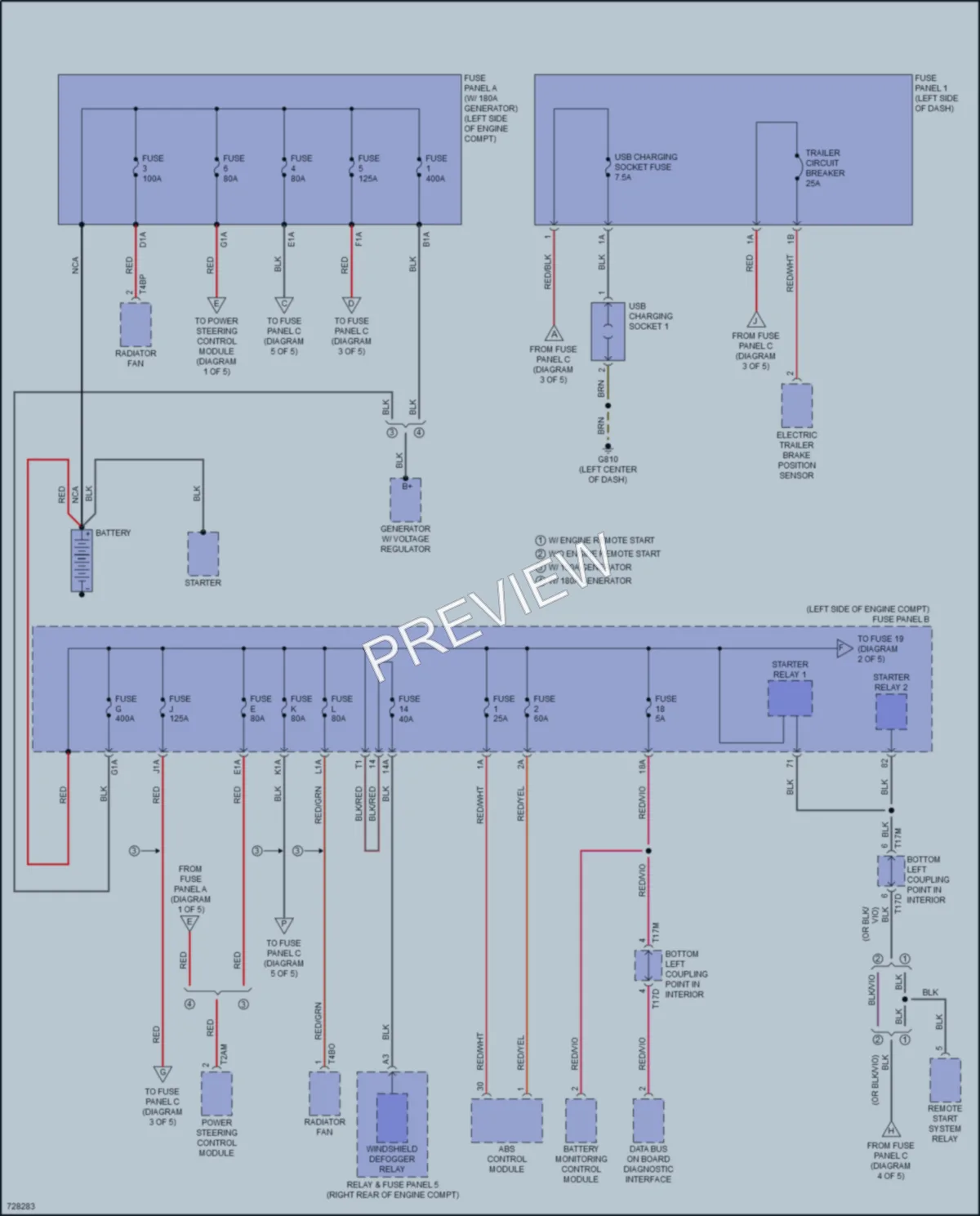 2020 Volkswagen Atlas Power Distribution wiring diagram preview
