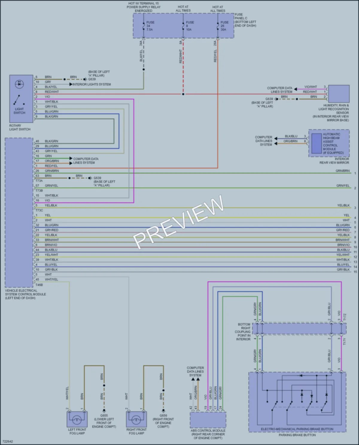 2020 Volkswagen Jetta Headlights wiring diagram preview