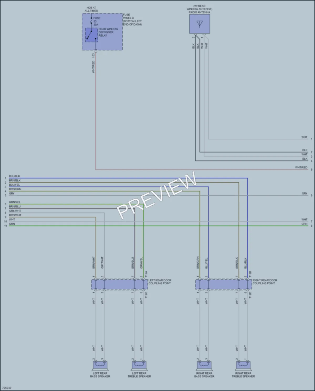 2020 Volkswagen JettaGLI Radio wiring diagram preview