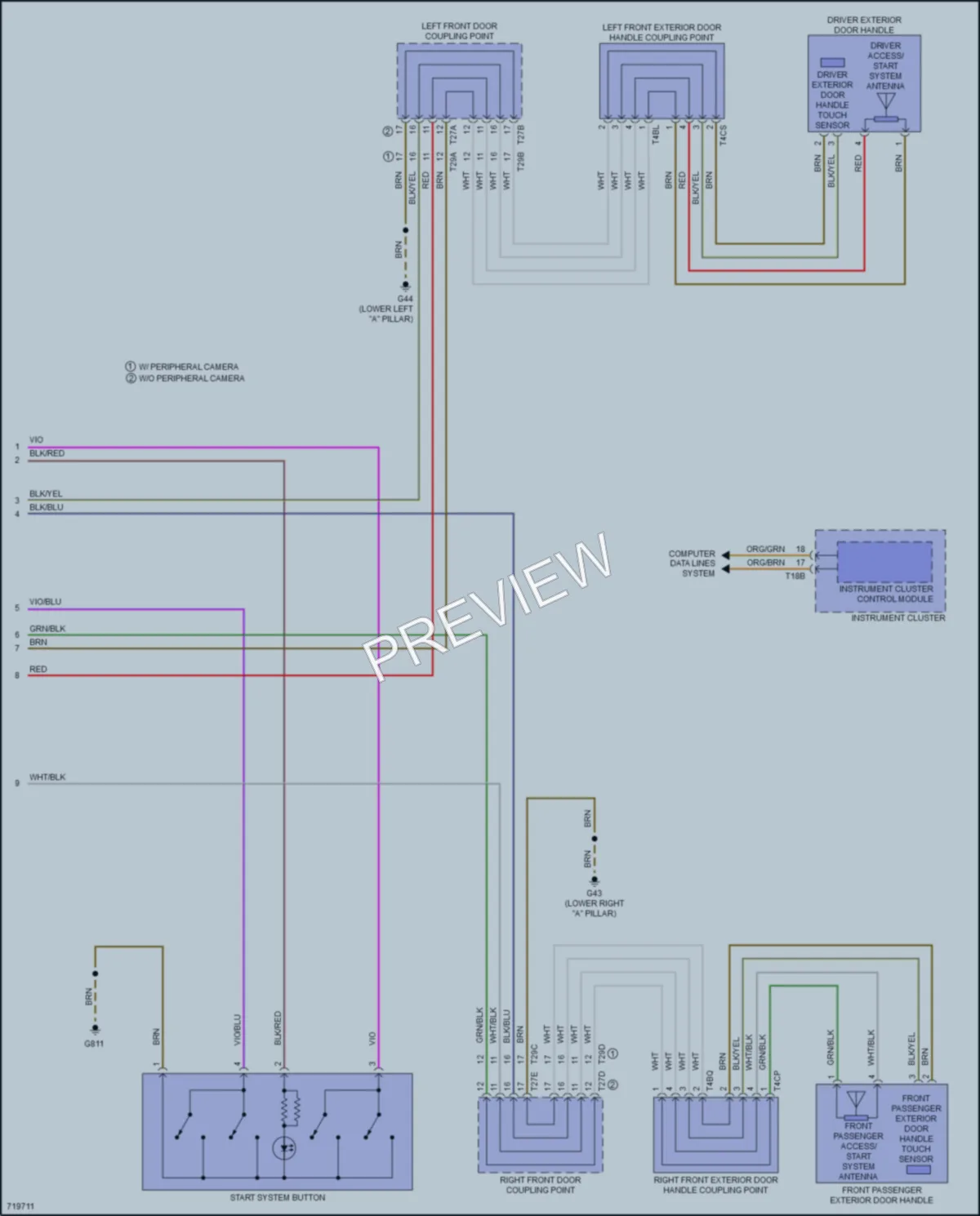 2020 Volkswagen Tiguan Anti Theft wiring diagram preview