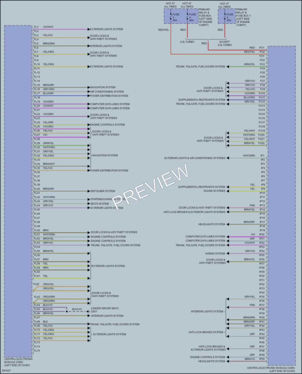 2020 Volvo S60 Body Control Modules wiring diagram preview