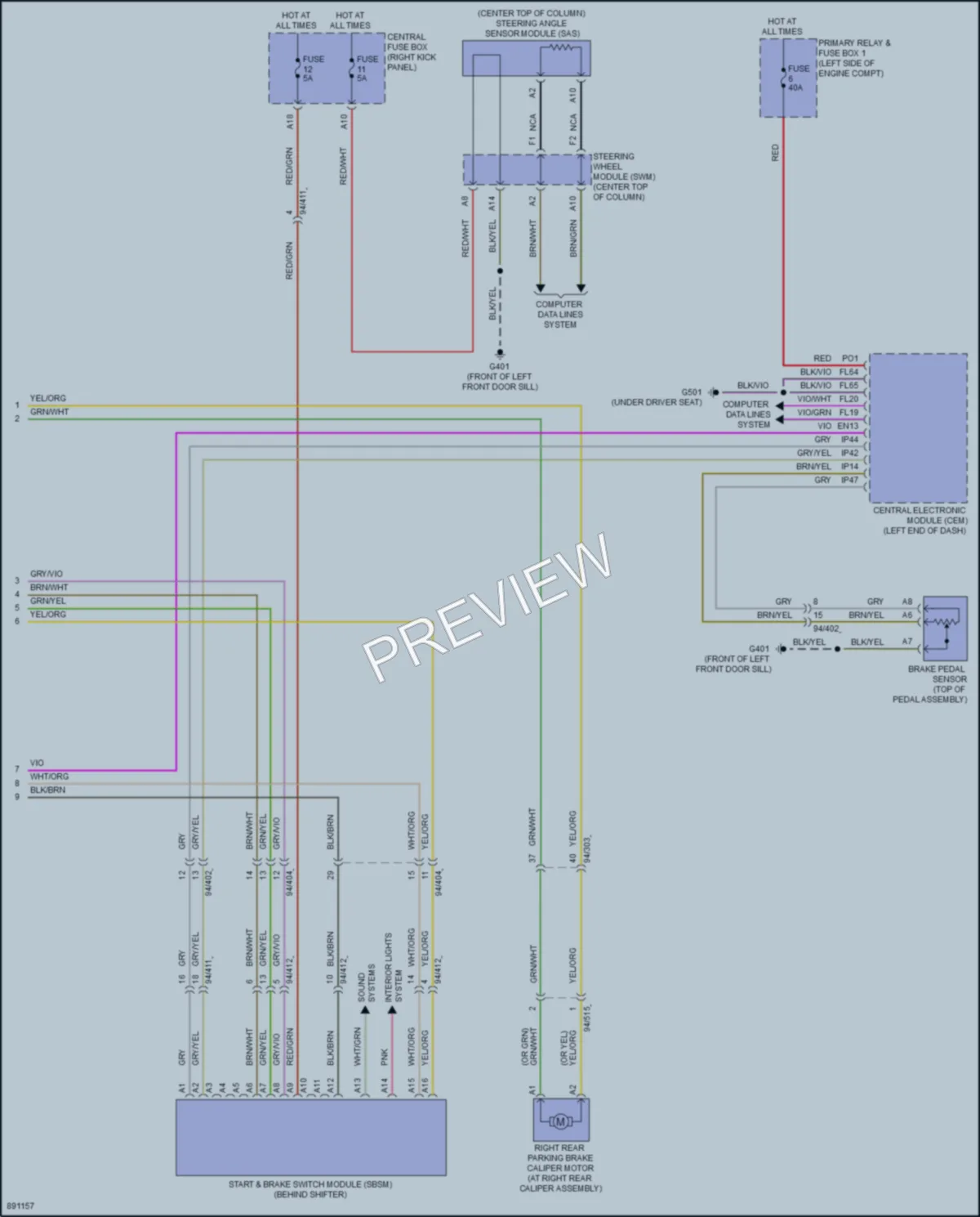 2020 Volvo S60PlugIn Anti Lock Brakes wiring diagram preview