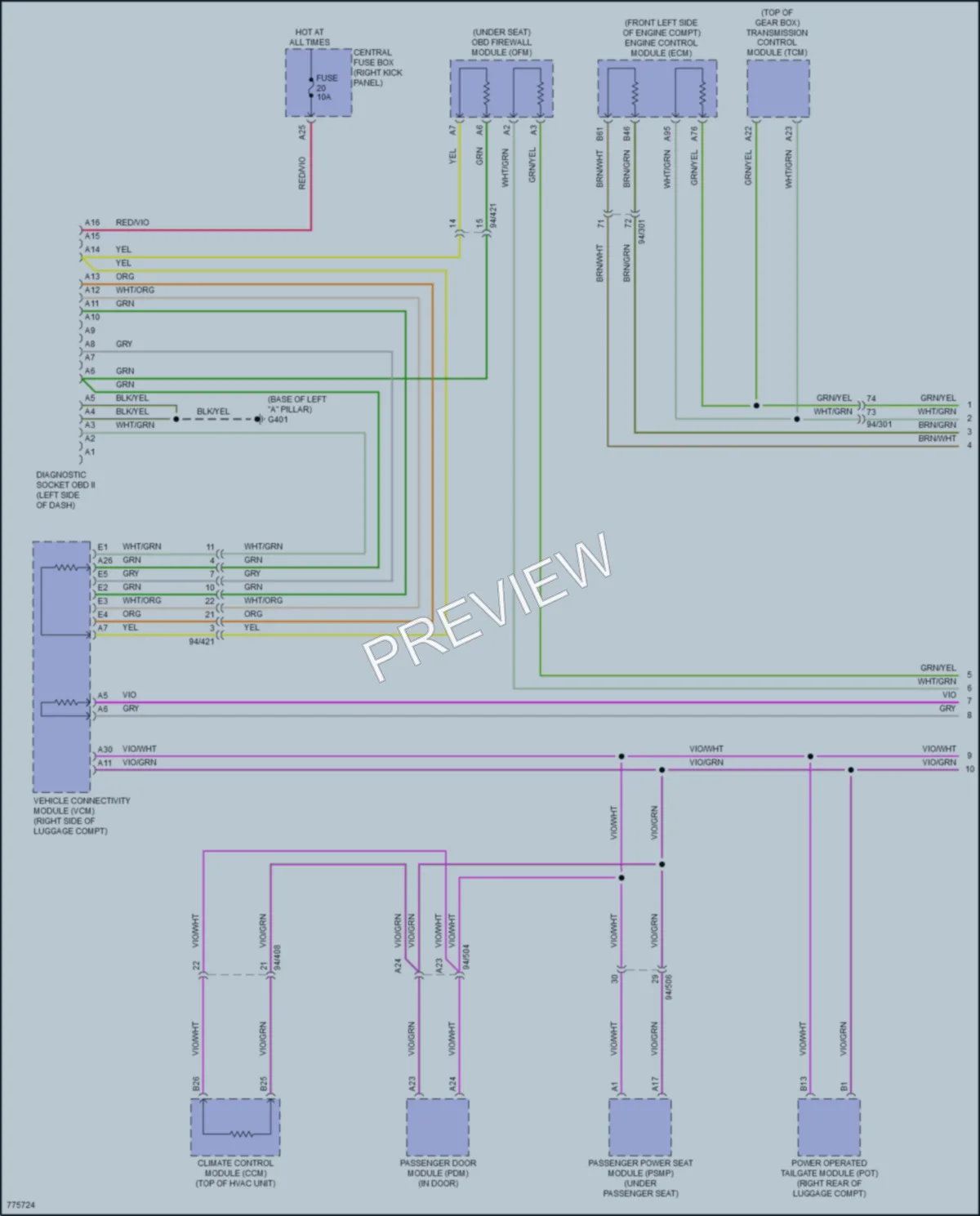 2020 Volvo XC90PlugIn Computer Data Lines wiring diagram preview