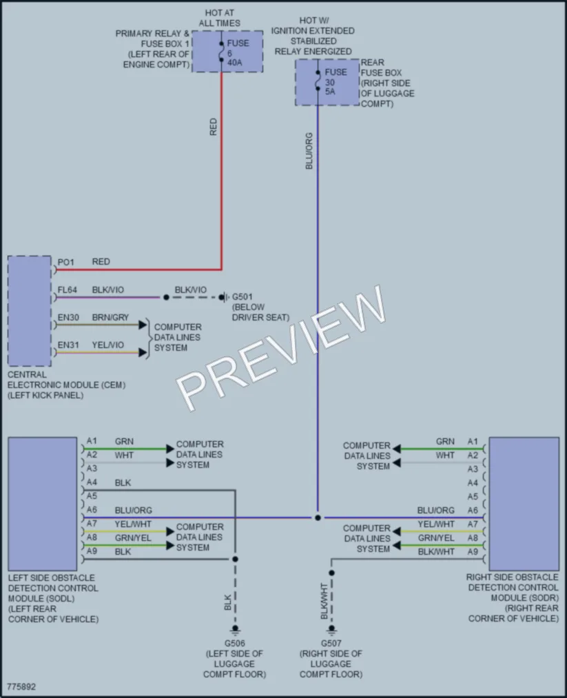 2020 Volvo XC90PlugIn Navigation wiring diagram preview