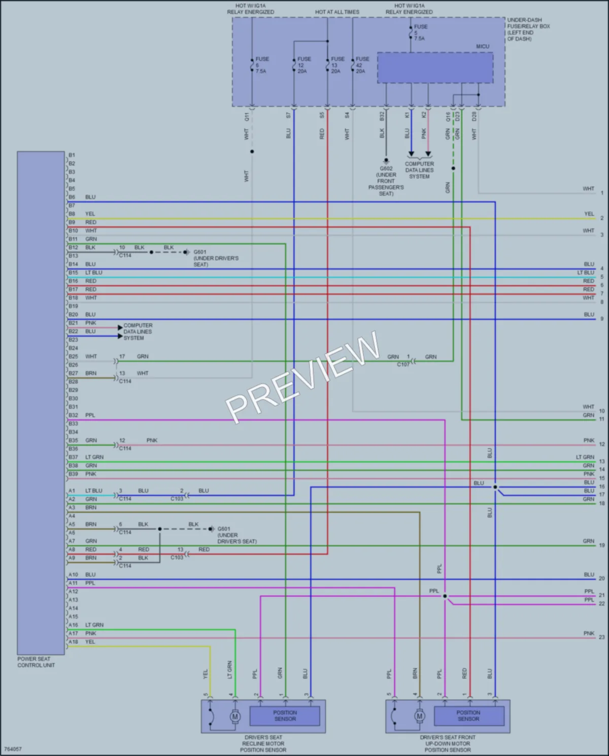 2021 Acura ILX Memory Systems wiring diagram preview