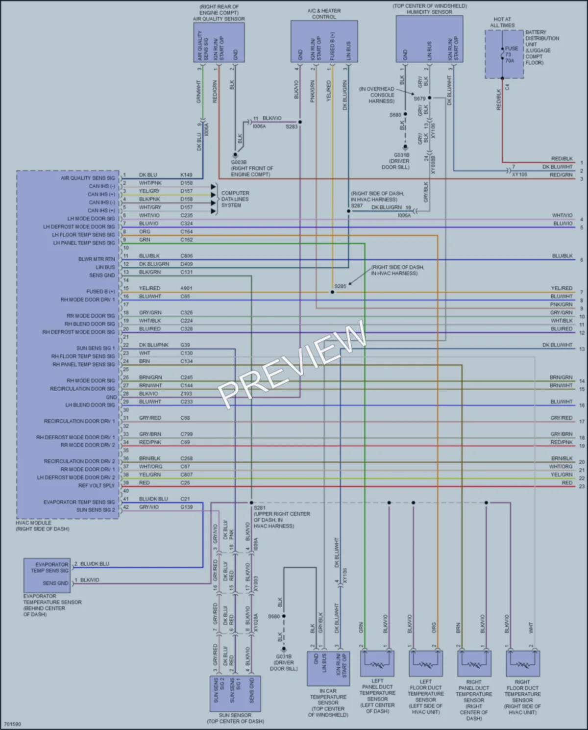 2021 AlfaRomeo Stelvio Air Conditioning wiring diagram preview
