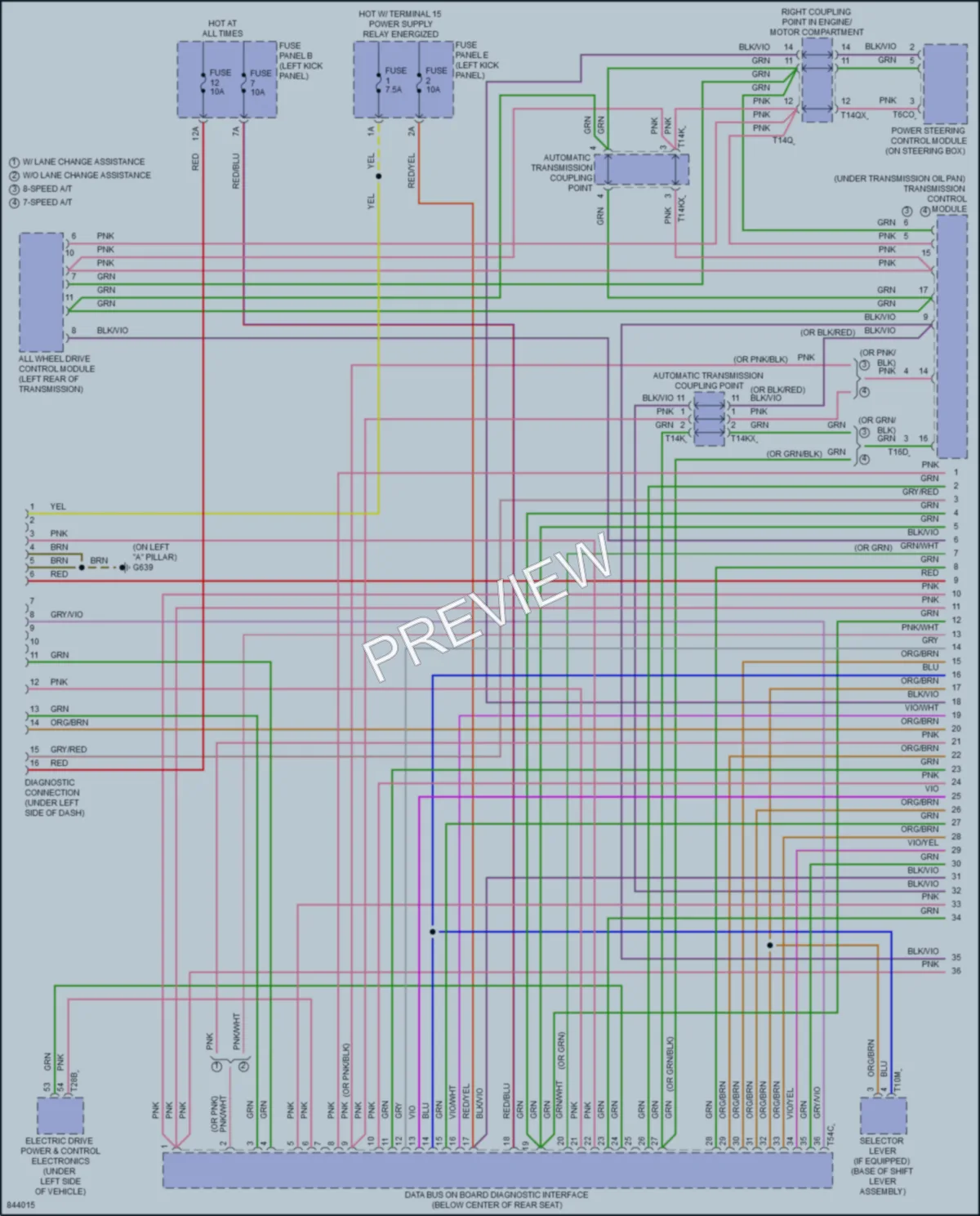 2021 Audi A6 Computer Data Lines wiring diagram preview