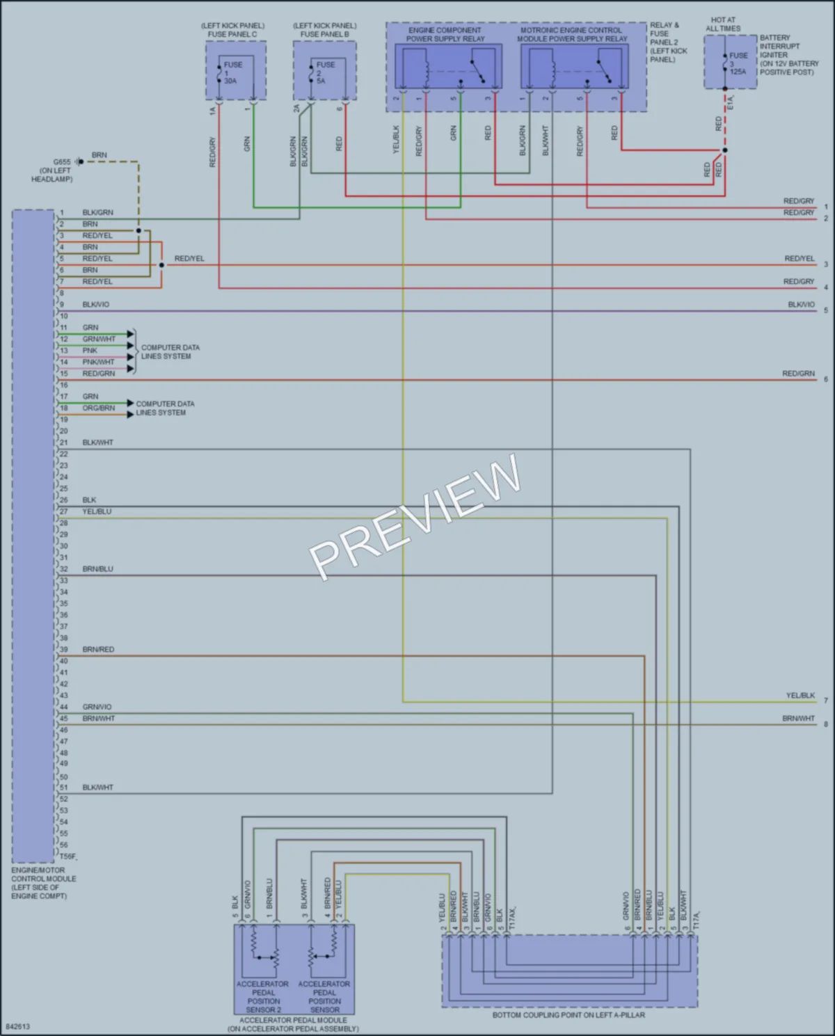 2021 Audi A7 Engine Performance wiring diagram preview