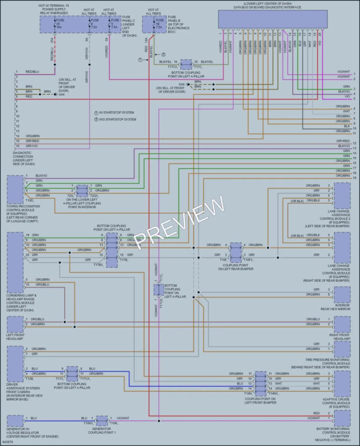 2021 Audi Q3 Computer Data Lines wiring diagram preview
