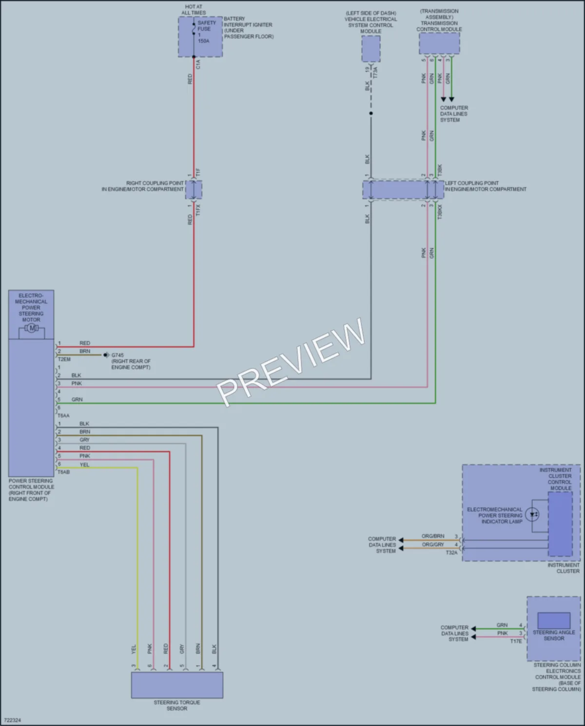 2021 Audi Q7 Electronic Power Steering wiring diagram preview