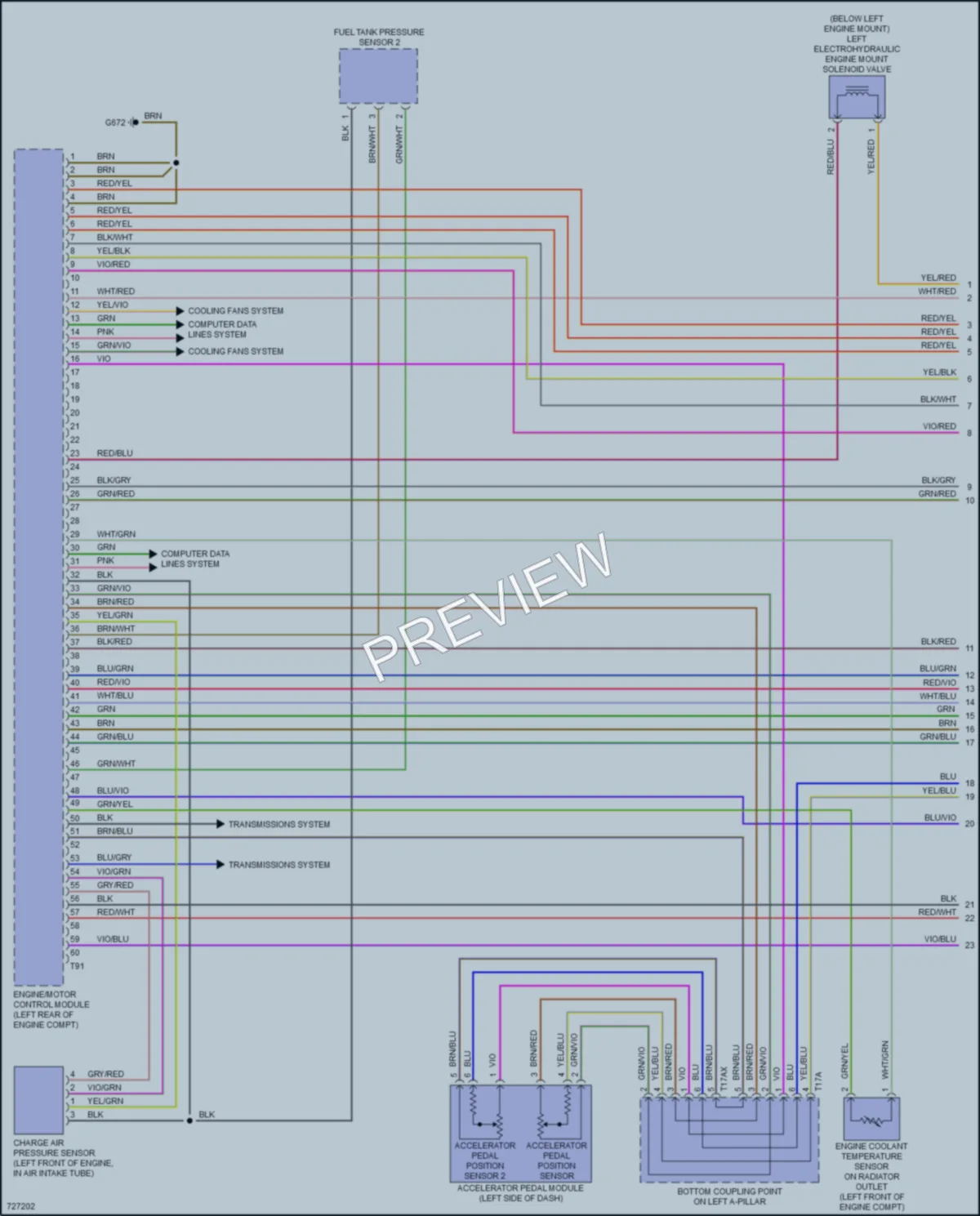 2021 Audi Q7 Engine Performance wiring diagram preview