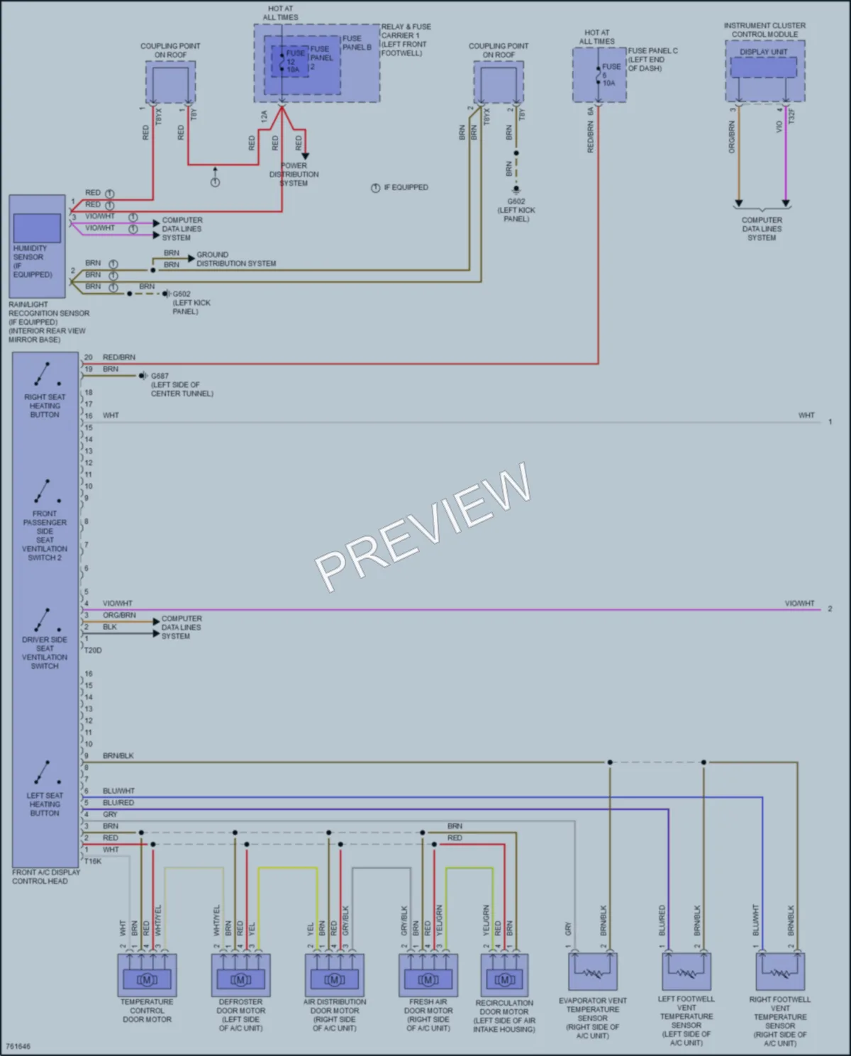 2021 Audi S4 Air Conditioning wiring diagram preview