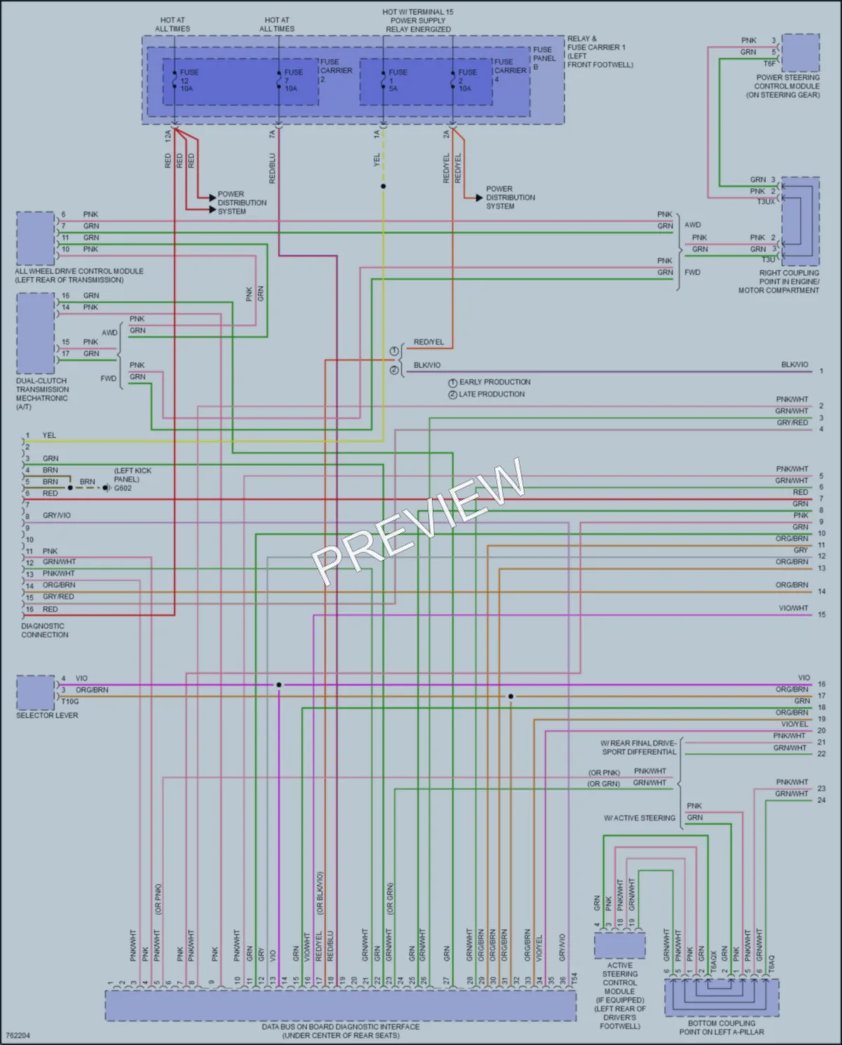 2021 Audi S4 Computer Data Lines wiring diagram preview