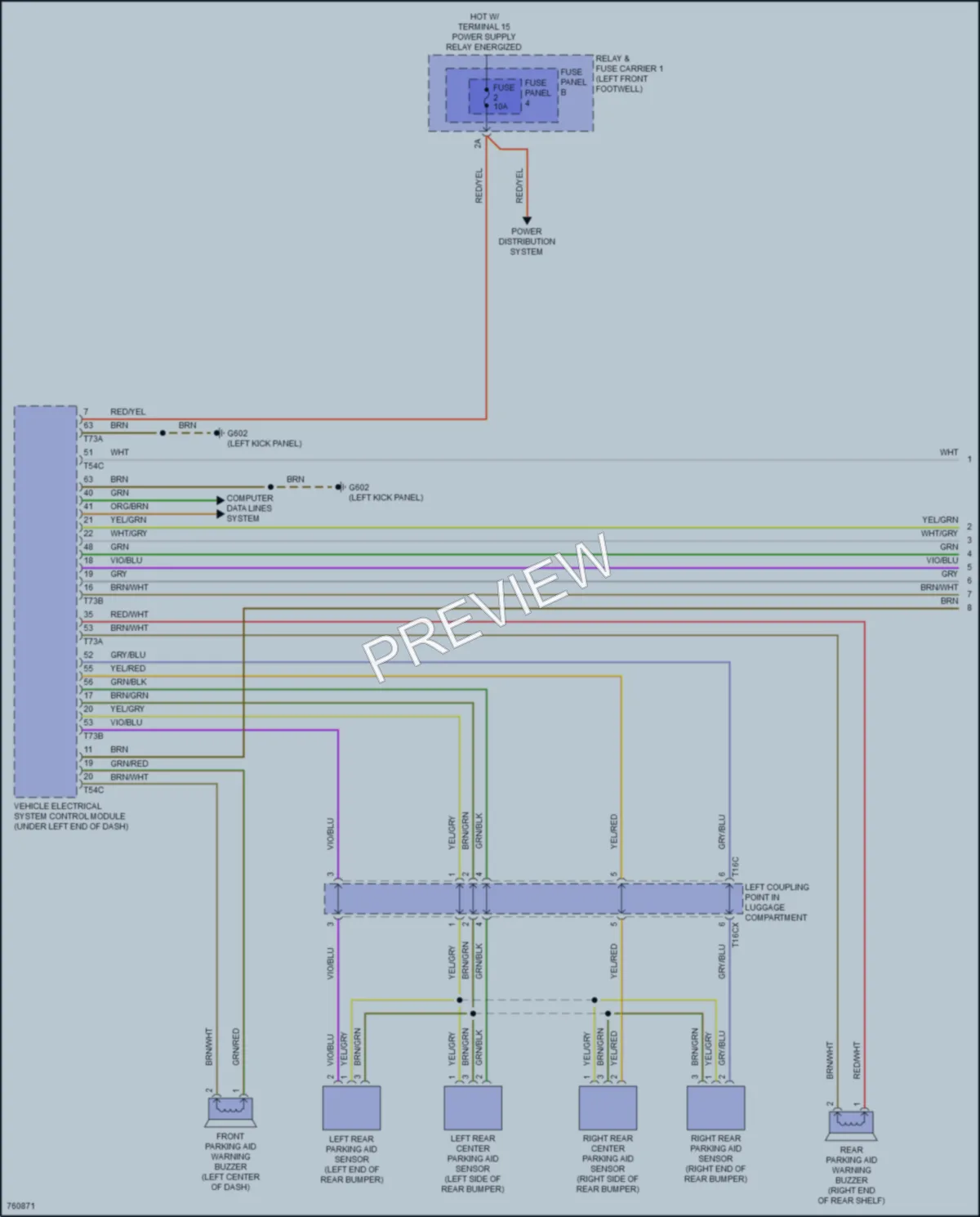 2021 Audi S4 Navigation wiring diagram preview