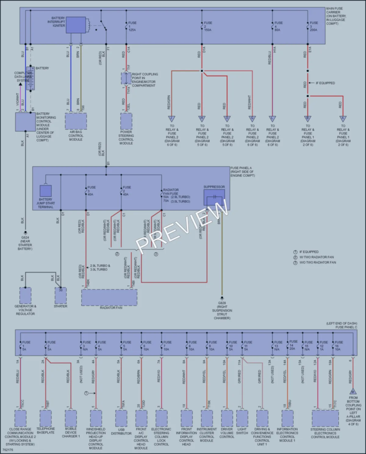 2021 Audi S5 Power Distribution wiring diagram preview