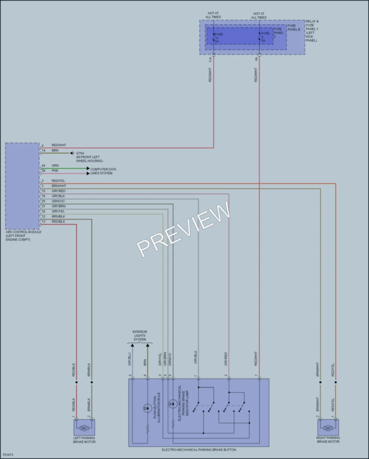 2021 Audi S5 Shift Interlock wiring diagram preview