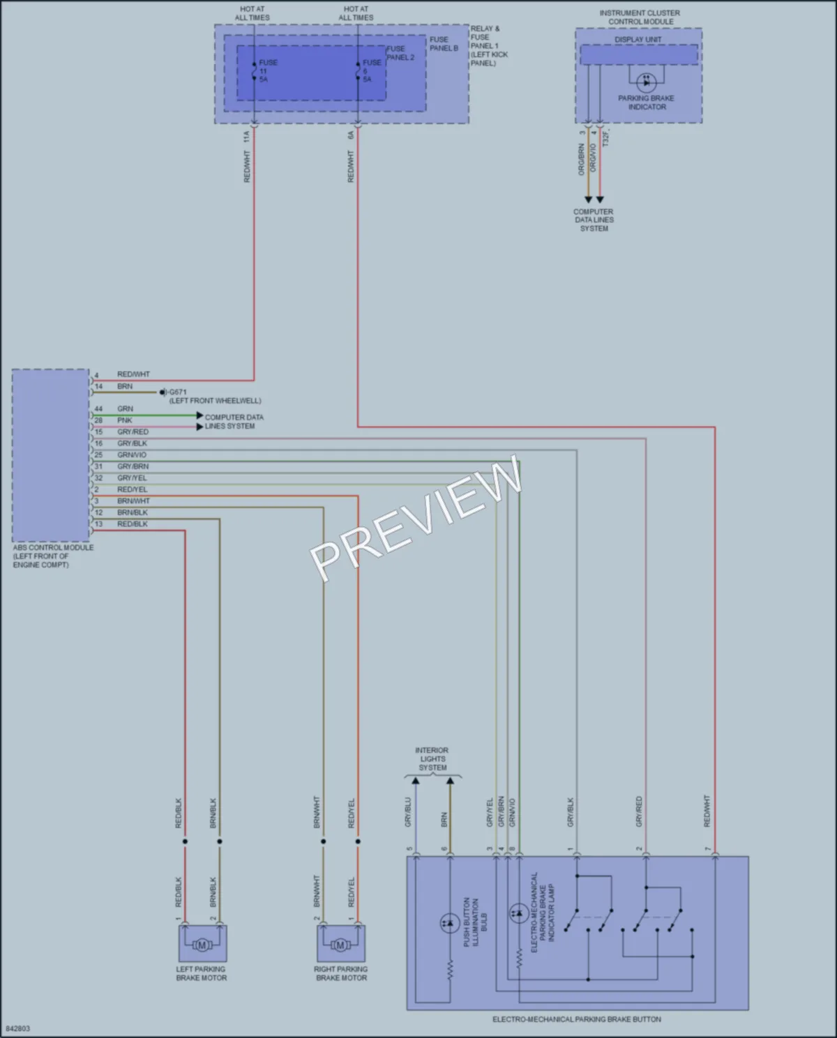 2021 Audi SQ5 Shift Interlock wiring diagram preview