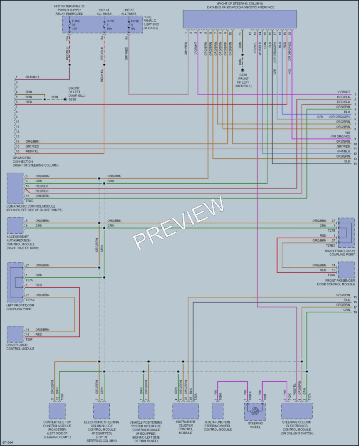 2021 Audi TT Computer Data Lines wiring diagram preview