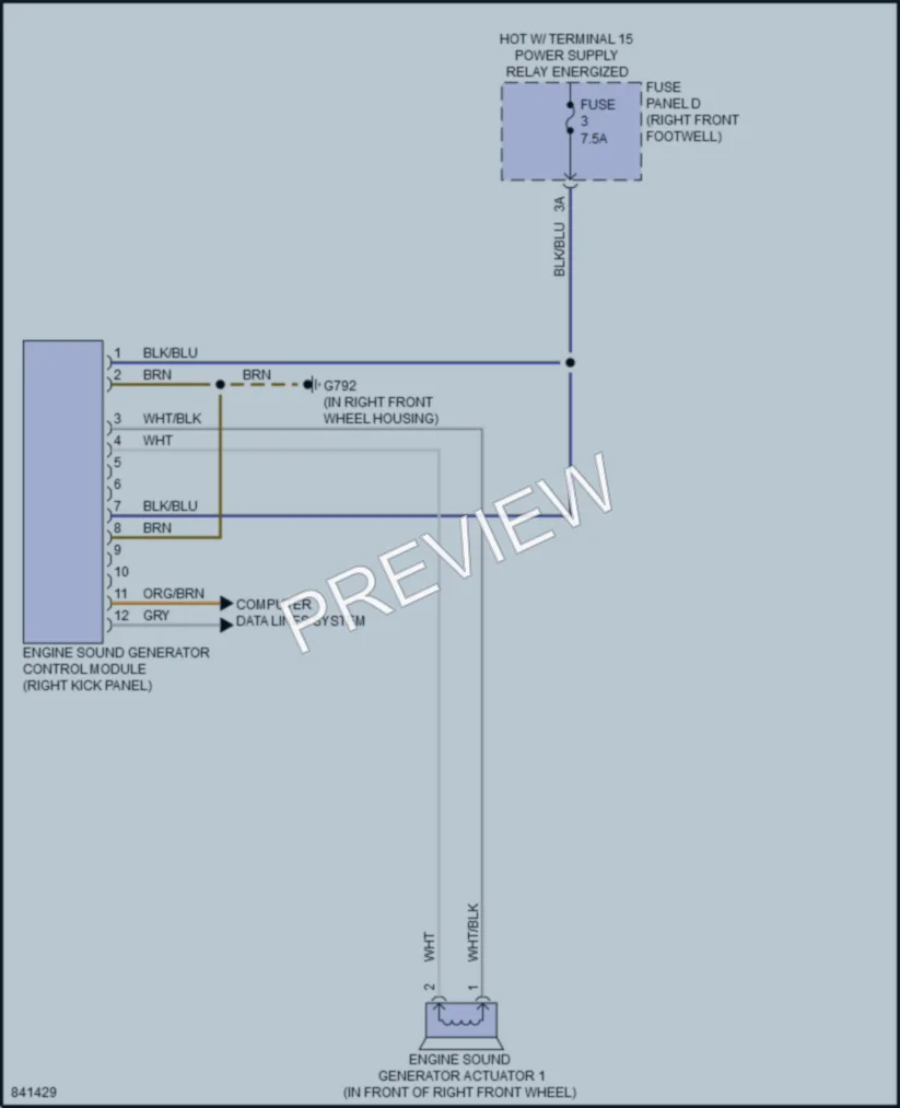 2021 Audi etronSportback Active Bodyworks wiring diagram preview